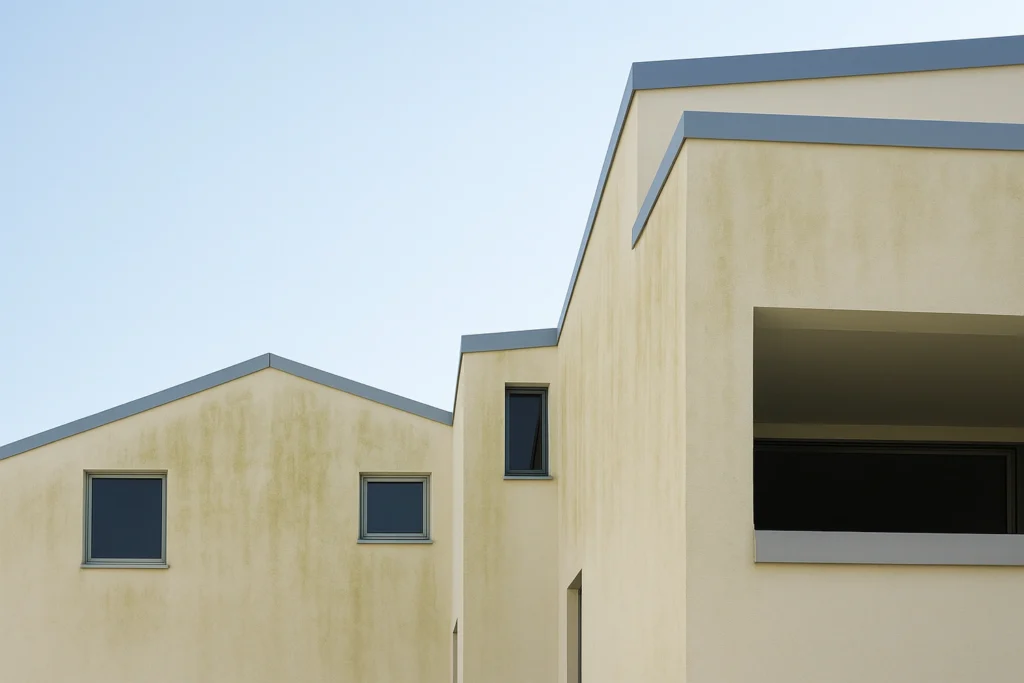 Putzfassadenreinigung Firma vorher